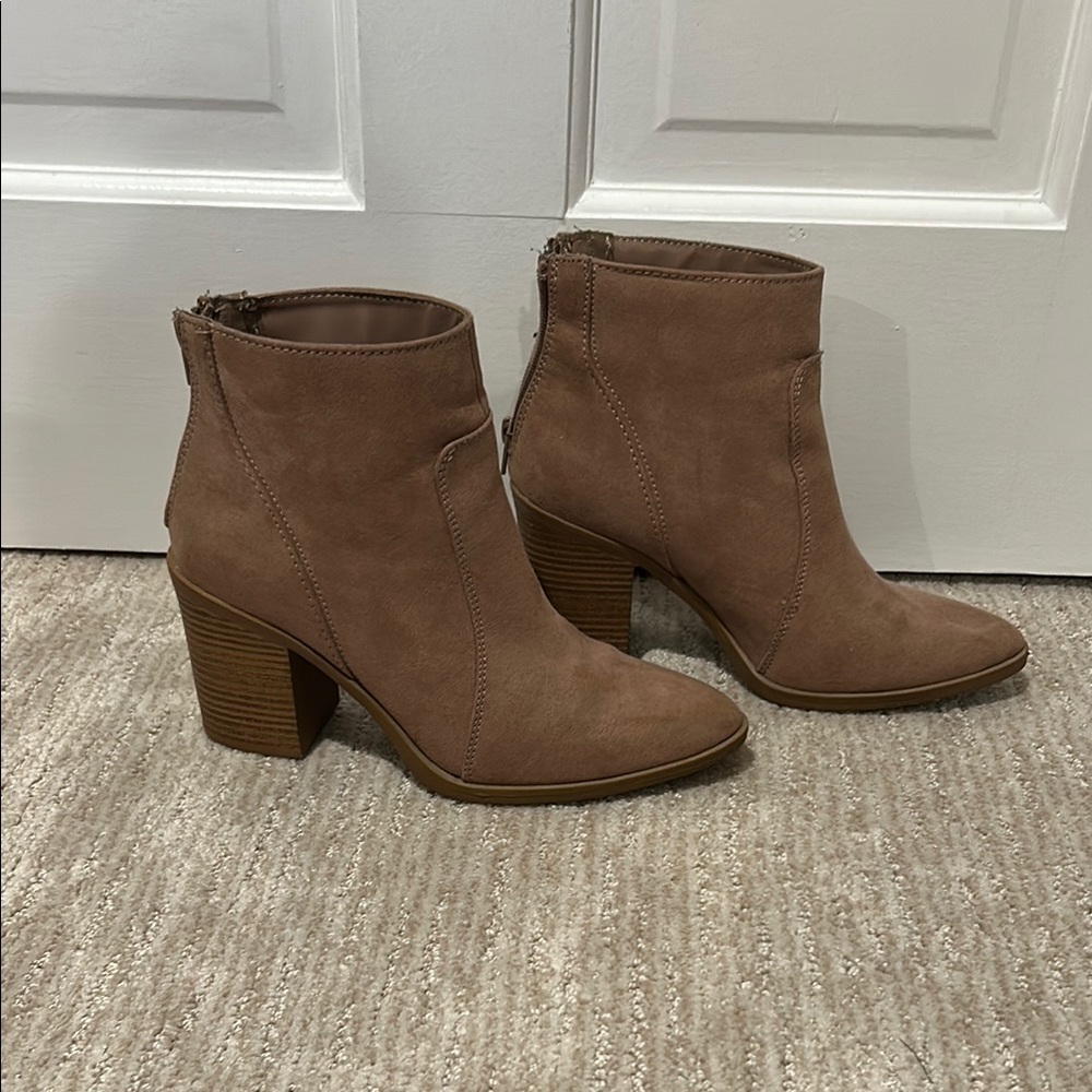 Women's mauve taupe Ankle Boots
